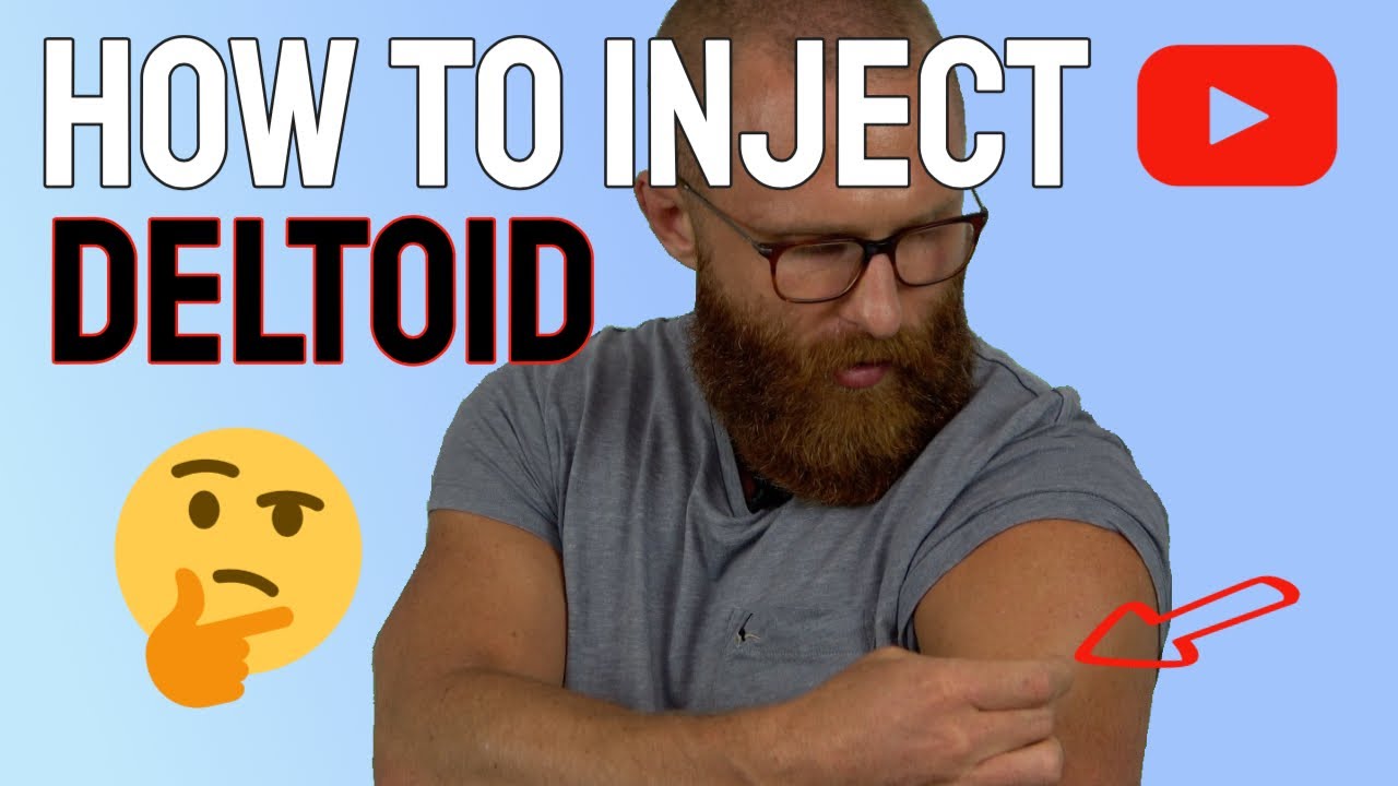 TRT Deltoid Injection How To Do A Deltoid Injection Full Guide demo 